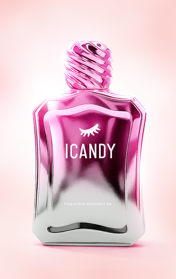 ICANDY Pineapple Coconut Cake 84 Perfume 100ml — Tropical Gourmand Fragrance Made in Dubai