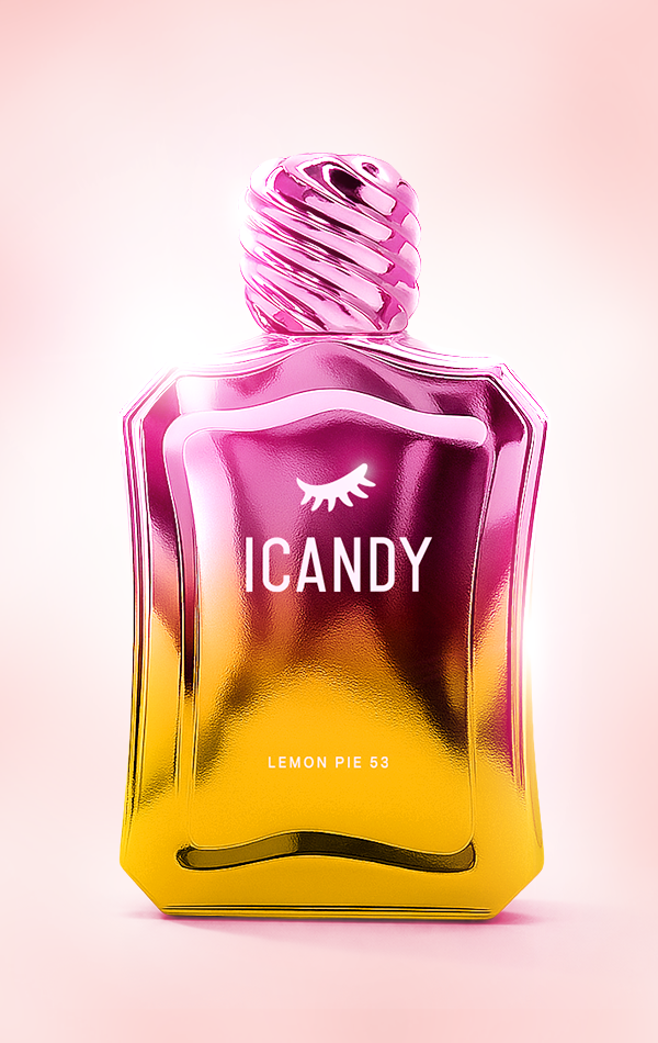 ICANDY Caramelized Lemon Pie 53 Perfume 100ml — Sweet Citrus Gourmand Fragrance Made in Dubai