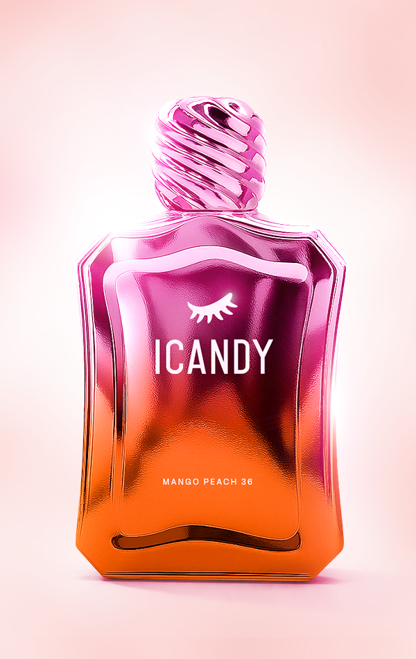 ICANDY Frozen Mango Peach 36 Perfume 100ml — Tropical Fruity Fragrance Made in Dubai