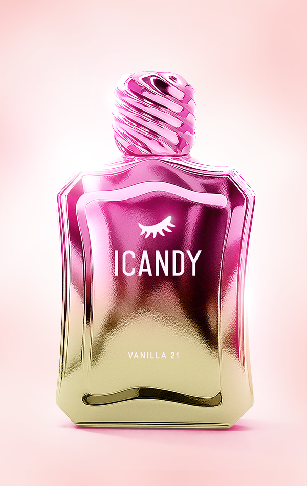 ICANDY Vanilla Milkshake 21 perfume bottle 100ml - premium gourmand fragrance made in Dubai